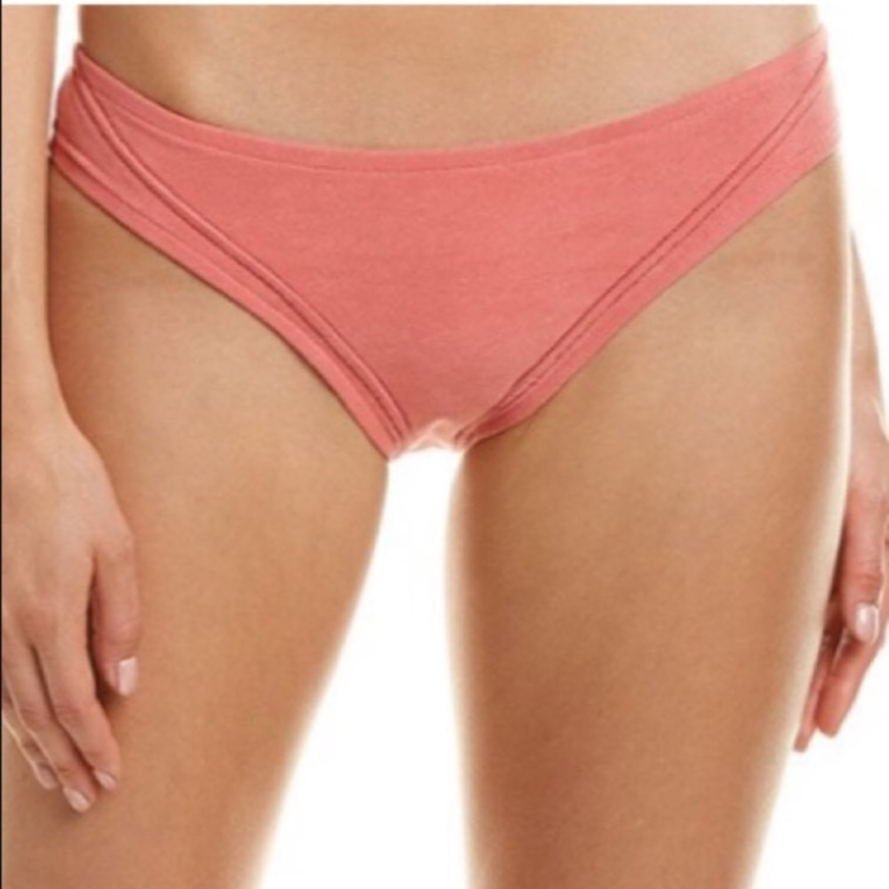 Lucky Brand Suede With Me Bikini Bottom Pink